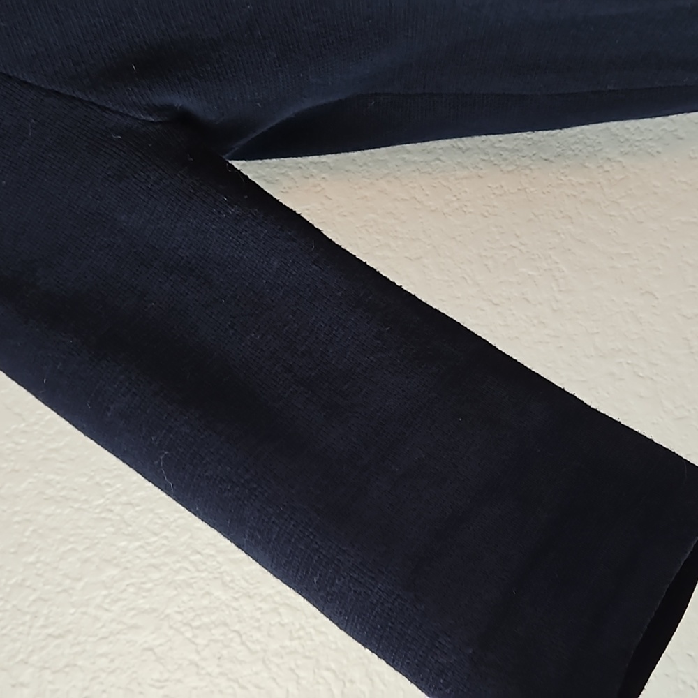 J. Crew | Women's Vintage Navy Cotton Double Breasted Peat Coat Sz M - Picture 4 of 8